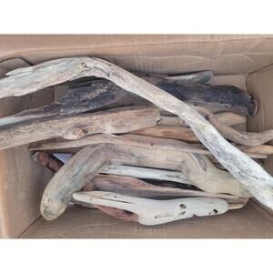 Driftwood Various Sizes 6-14" Lot of 10 Arts/Crafts/Aquarium